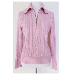 VINTAGE LRL Cable Knit Sweater Size L